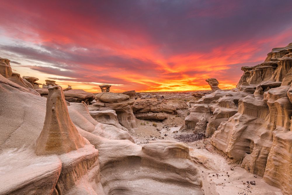 Bisti De-Na-Zin Wilderness New Mexico