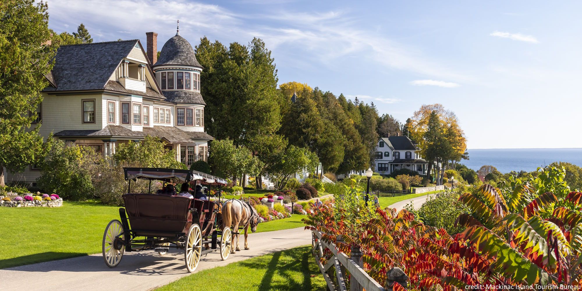 Michigan Mackinac Island Private Carriage Tour East Bluff