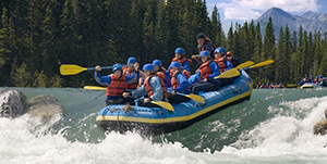 Banff - Raften op de Kananaskis Rivier